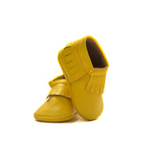 Load image into Gallery viewer, Yellow Moccasins