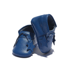 Blue Stars Moccasins